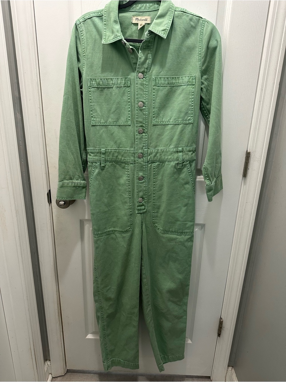 Madewell Women’s Green Utility Jumpsuit One-Piece